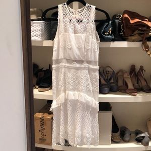 Alexis size S white dress